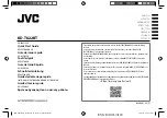 JVC KD-T822BT Quick Start Manual предпросмотр