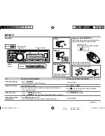 Предварительный просмотр 5 страницы JVC KD-X110 Instruction Manual