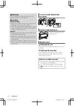 Предварительный просмотр 2 страницы JVC KD-X150 Instruction Manual