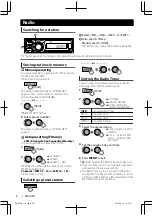 Предварительный просмотр 6 страницы JVC KD-X150 Instruction Manual