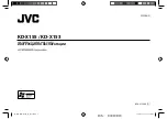 JVC KD-X153 Manual предпросмотр