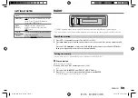 Предварительный просмотр 5 страницы JVC KD-X161 Instruction Manual