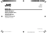 JVC KD-X176 Instruction Manual preview