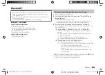 Preview for 11 page of JVC KD-X182BT Instruction Manual