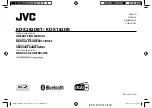 JVC KD-X182DB Instruction Manual предпросмотр