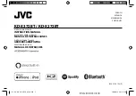 JVC KD-X272BT Instruction Manual предпросмотр