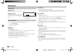 Preview for 36 page of JVC KD-X272BT Instruction Manual