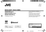 Предварительный просмотр 1 страницы JVC KD-X310BT Instruction Manual