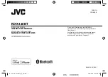 Предварительный просмотр 1 страницы JVC KD-X320BT Instruction Manual