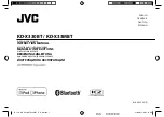 JVC KD-X330BT Instruction Manual preview