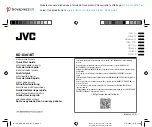 Предварительный просмотр 1 страницы JVC KD-X361BT Quick Start Manual