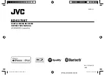 Preview for 1 page of JVC KD-X375BT Instruction Manual