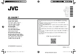 Предварительный просмотр 1 страницы JVC KD-X482DBT Quick Start Manual