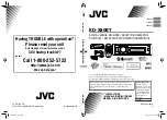 JVC KD-X80BT Instruction Manual предпросмотр