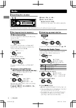 Предварительный просмотр 6 страницы JVC KD731BT Instructions For Use Manual