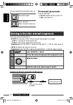 Предварительный просмотр 22 страницы JVC KDA605 - KD Radio / CD Instruction Manual