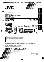 JVC KDBT1 - Radio / CD Instructions Manual предпросмотр