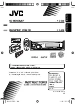 JVC KDS-S35 Instruction Manual предпросмотр