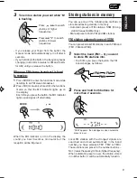 Предварительный просмотр 9 страницы JVC KDS590 - CD Receiver With 1 Output Instruction Manual