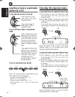 Предварительный просмотр 12 страницы JVC KDS590 - CD Receiver With 1 Output Instruction Manual