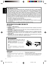 Предварительный просмотр 2 страницы JVC KDSX770 - In-Dash CD Player Instructions Manual