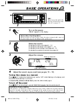 Предварительный просмотр 5 страницы JVC KDSX770 - In-Dash CD Player Instructions Manual