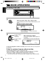 Предварительный просмотр 6 страницы JVC KDSX770 - In-Dash CD Player Instructions Manual