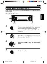 Предварительный просмотр 55 страницы JVC KDSX770 - In-Dash CD Player Instructions Manual