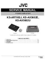 JVC KS-AR7002J Service Manual предпросмотр