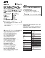 Preview for 2 page of JVC KS-BTA100 Instructions Manual