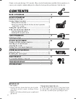 Предварительный просмотр 2 страницы JVC KS F100 Instructions Manual