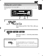 Предварительный просмотр 7 страницы JVC KS F100 Instructions Manual