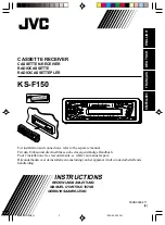 JVC KS-F150 Instruction Manual preview