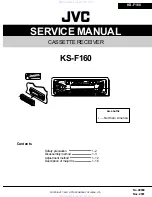 Предварительный просмотр 1 страницы JVC KS-F160 Service Manual