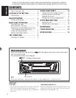 Предварительный просмотр 2 страницы JVC KS-F161 Instructions Manual