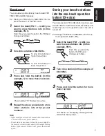 Предварительный просмотр 7 страницы JVC KS-F161 Instructions Manual