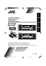 Предварительный просмотр 1 страницы JVC KS-F172 Instructions Manual