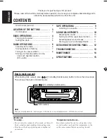 Предварительный просмотр 2 страницы JVC KS-F185 Instructions Manual