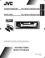 Предварительный просмотр 17 страницы JVC KS-F185 Instructions Manual