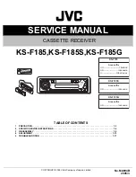 JVC KS-F185 Service Manual предпросмотр