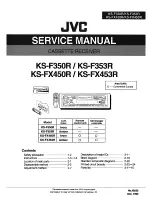 Предварительный просмотр 1 страницы JVC KS-F350R Service Manual