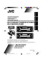 Предварительный просмотр 1 страницы JVC KS-F380R Instructions Manual