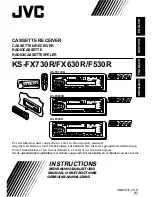 JVC KS-F530R Instructions Manual предпросмотр