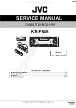 JVC KS-F54 Service Manual предпросмотр