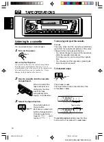 Preview for 10 page of JVC KS-FX210 Instructions Manual