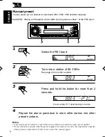 Preview for 6 page of JVC KS-FX250 - Radio / Cassette Player Instructions Manual