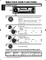 Предварительный просмотр 18 страницы JVC KS-FX250 - Radio / Cassette Player Instructions Manual