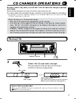 Предварительный просмотр 21 страницы JVC KS-FX250 - Radio / Cassette Player Instructions Manual