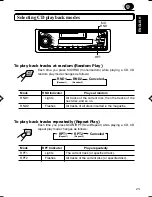 Предварительный просмотр 23 страницы JVC KS-FX250 - Radio / Cassette Player Instructions Manual