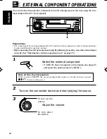 Предварительный просмотр 24 страницы JVC KS-FX250 - Radio / Cassette Player Instructions Manual